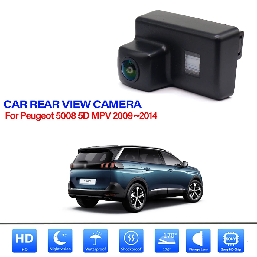 Backup Rear View Camera For Peugeot 5008 5D MPV 2009~2014 HD Night Vision High quality RCA Parking Camera license plate Camera
Backup Rear View Camera For Peugeot 5008 5D MPV 2009~2014 HD Night Vision High quality RCA Parking Camera license plate Camera
