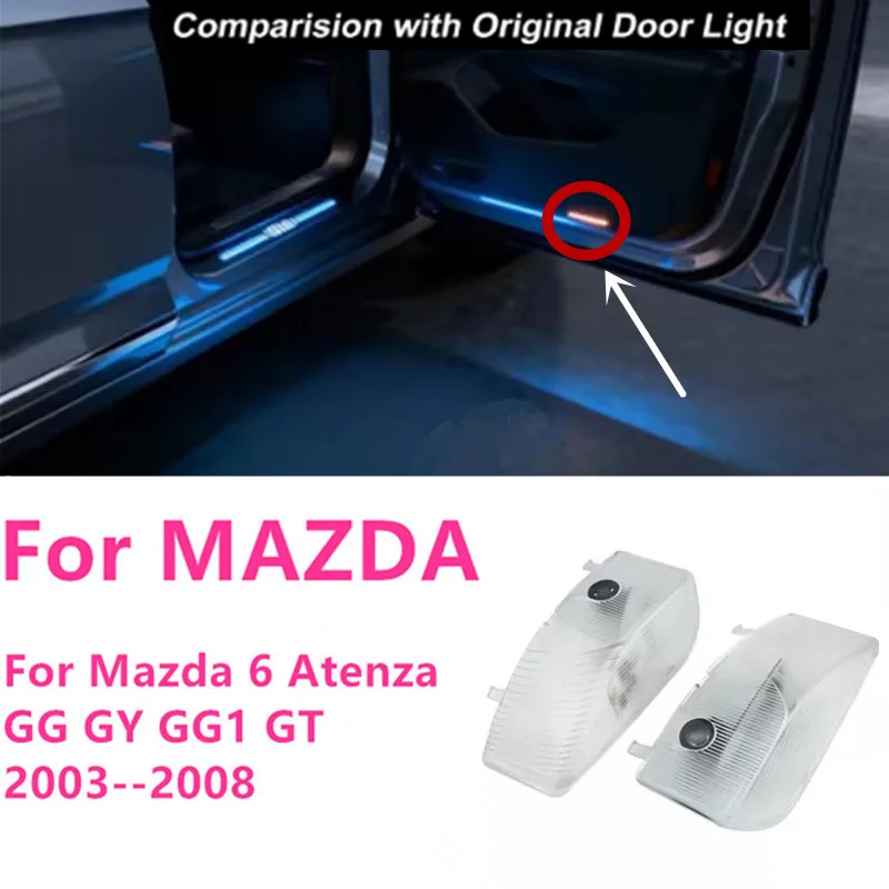 2PCS Car Styling Courtesy Lamp Ghost Shadow Light LED Door Light For Mazda 6 Atenza GG GG1 GY GT 2003 2004 2005 2006 2007 2008
2PCS Car Styling Courtesy Lamp Ghost Shadow Light LED Door Light For Mazda 6 Atenza GG GG1 GY GT 2003 2004 2005 2006 2007 2008