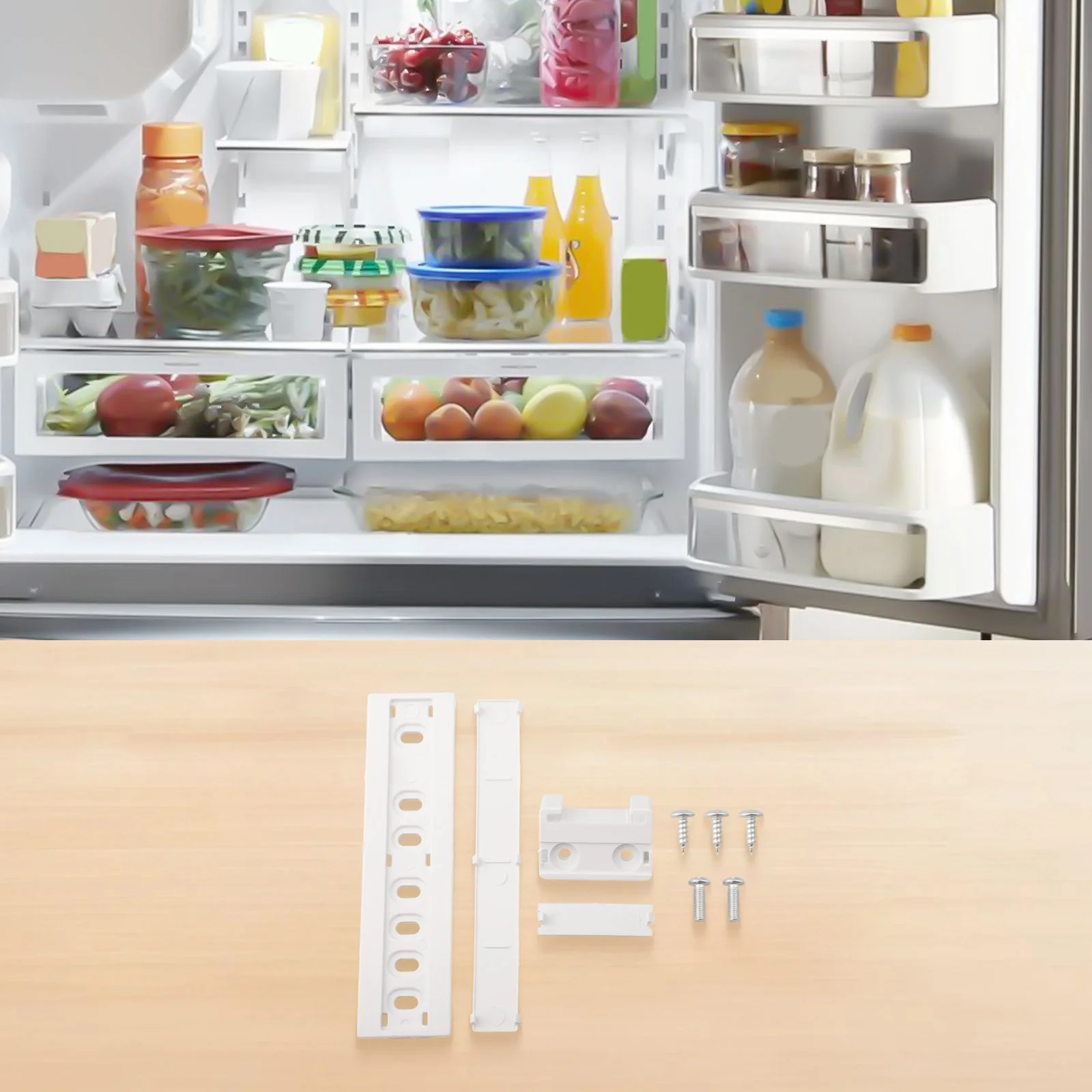 Refrigerator Slide Rails Built-In Refrigerator Slides For Refrigerator Storage Reliable Solution Smooth And Quiet Glide