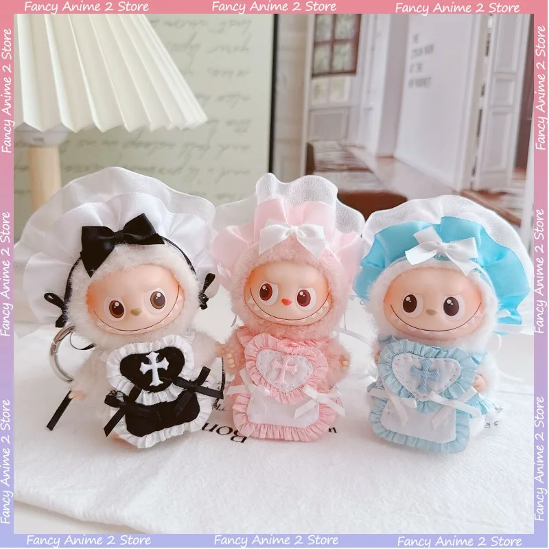 Kawaii Black Pink Blue Maid Outfit for 4.0 Labubu Cute 10cm Mini Plush Dolls Bowknot Housemaid Cosplay Clothes Dolls Accessories
Kawaii Black Pink Blue Maid Outfit for 4.0 Labubu Cute 10cm Mini Plush Dolls Bowknot Housemaid Cosplay Clothes Dolls Accessories