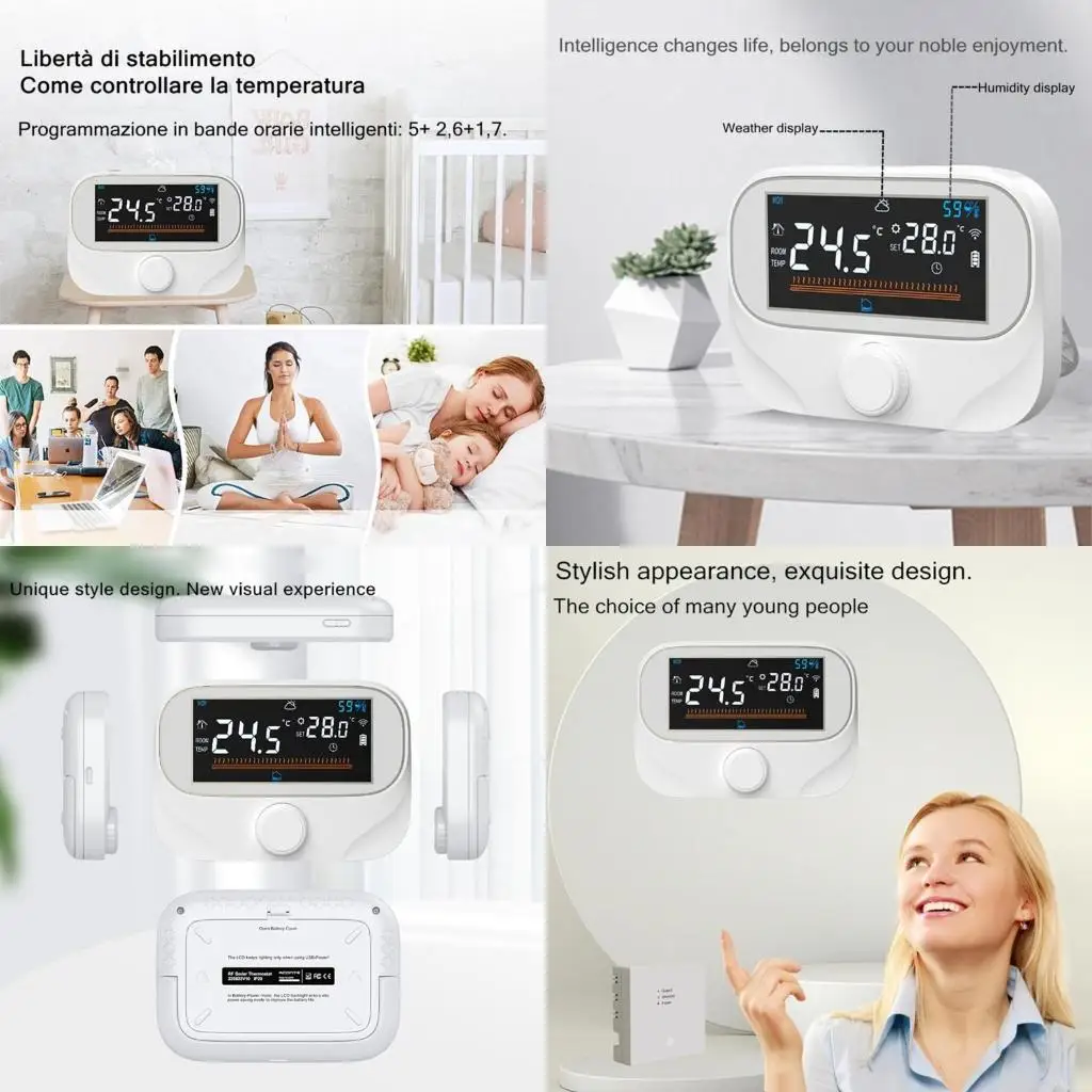 Y1UD Беспроводной термостат Easy Carry Простота установки Точное управление температурой Простота использования для газовых
Y1UD Беспроводной термостат Easy Carry Простота установки Точное управление температурой Простота использования для газовых