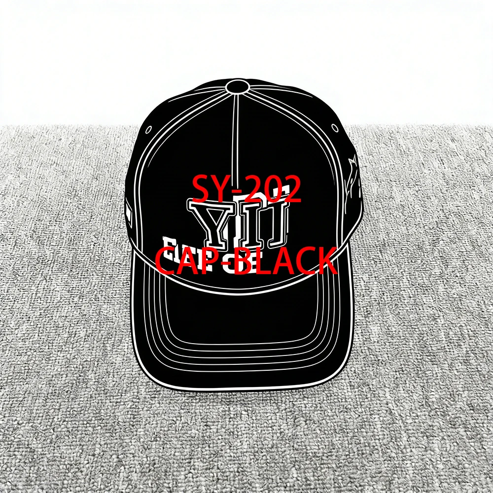 SY-202 Men's Black Baseball Cap, Street Sports, Hip-hop Style, European and American Trends, Sun Shading
SY-202 Men's Black Baseball Cap, Street Sports, Hip-hop Style, European and American Trends, Sun Shading