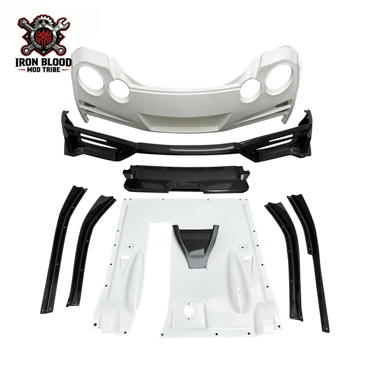 Suitable for Upgrade Top Secret Style Half Carbon Fiber Auto Parts Bumper With Rear Diffuser Lip Nissan GTR R35 2008-2019
Suitable for Upgrade Top Secret Style Half Carbon Fiber Auto Parts Bumper With Rear Diffuser Lip Nissan GTR R35 2008-2019