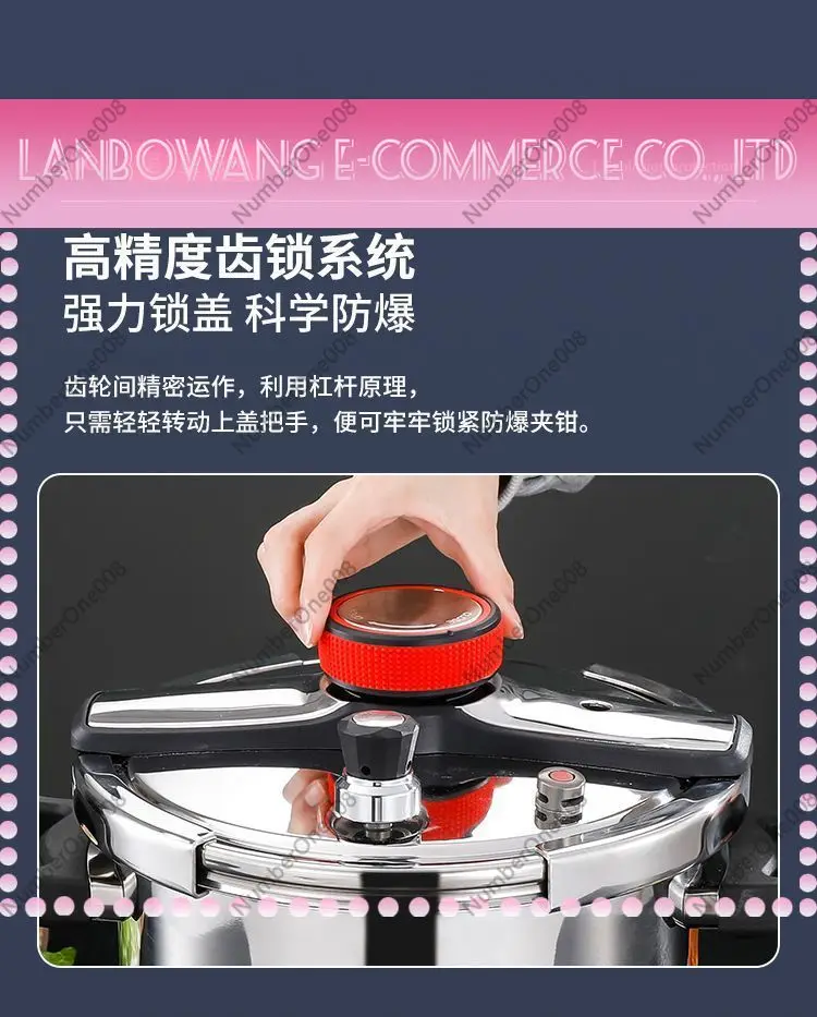 316 Stainless Steel Pressure Cooker Induction Compatible, Heavy Duty Multi-Functional Thickened Explosion-Proof Kitchen Pot
316 Stainless Steel Pressure Cooker Induction Compatible, Heavy Duty Multi-Functional Thickened Explosion-Proof Kitchen Pot