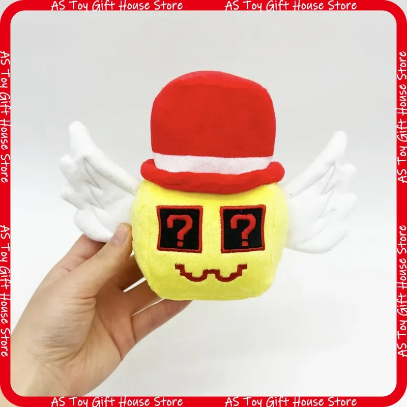 Hot Roblox Steal A Brainrot Plush Toy Square Yellow Stuffed Doll With Red Top Hat White Wings Question Mark Face For Game Fans
Hot Roblox Steal A Brainrot Plush Toy Square Yellow Stuffed Doll With Red Top Hat White Wings Question Mark Face For Game Fans