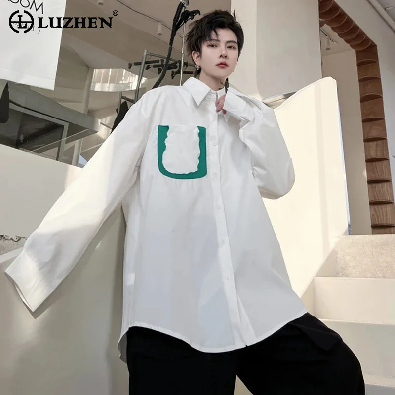 Индивидуальные модные рубашки LUZHEN 2024 с длинным рукавом, стильные новые уличные красивые корейские мужские блузки LZ4660
Индивидуальные модные рубашки LUZHEN 2024 с длинным рукавом, стильные новые уличные красивые корейские мужские блузки LZ4660