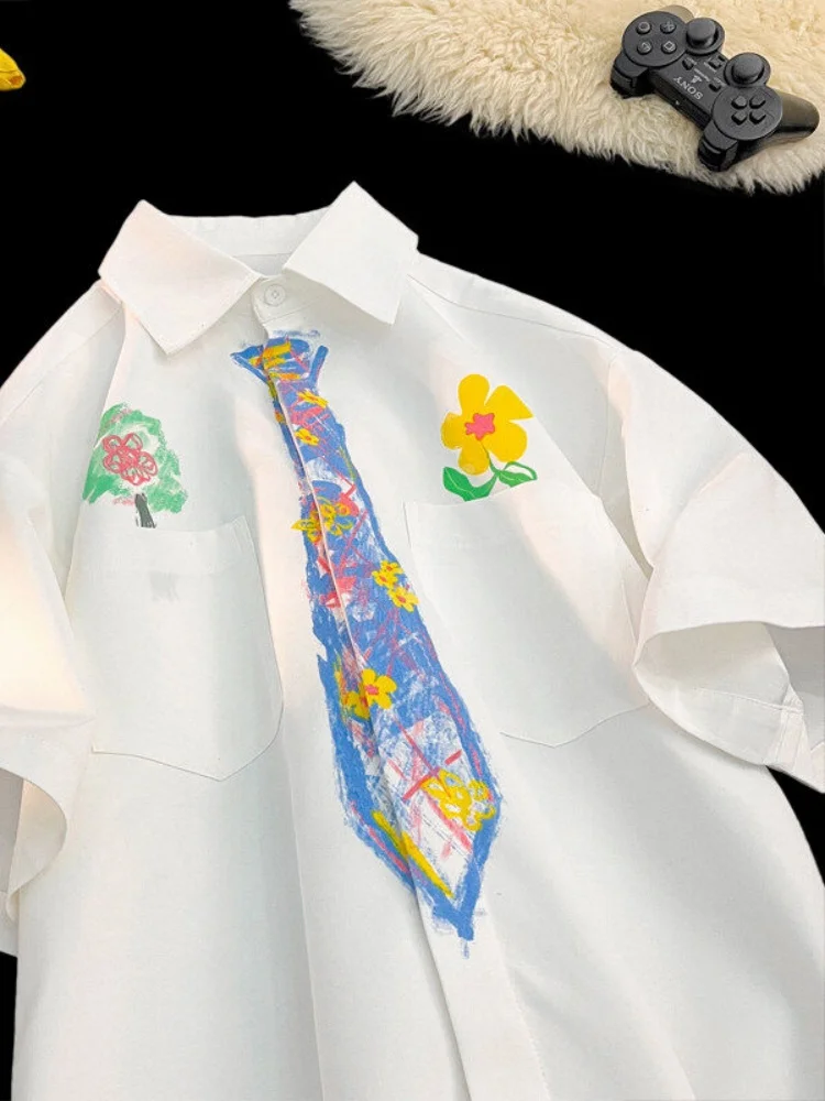 Doodle Print ort Sve Men's irt Summer Thin Loose Faionable College Sle Top Breathable Youth ular Casual irt
Doodle Print ort Sve Men's irt Summer Thin Loose Faionable College Sle Top Breathable Youth ular Casual irt