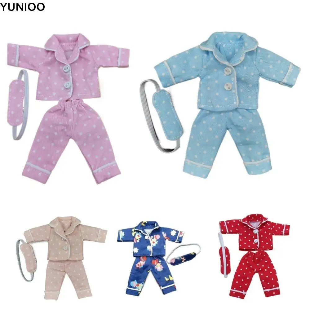 Doll Accessories Shirt Pants Doll Pajamas Dress Up Eye Mask Ob11 Sleep Clothes Cute Causal Obitsu 11 Clothes DIY Toy
Doll Accessories Shirt Pants Doll Pajamas Dress Up Eye Mask Ob11 Sleep Clothes Cute Causal Obitsu 11 Clothes DIY Toy