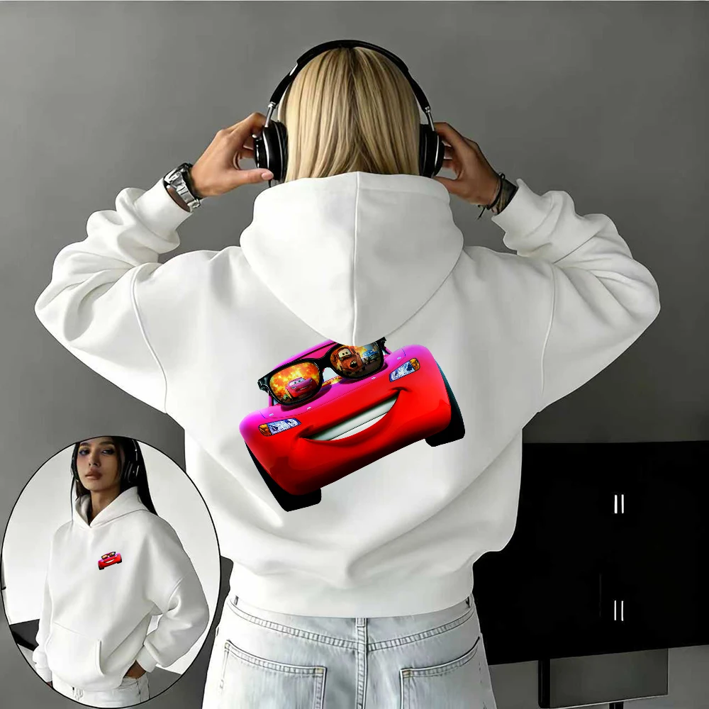 Осенне-зимняя гоночная история Диснея: классическая красная гоночная машина McQueen, теплая повседневная толстовка с принтом из 100% чистого хлопка для женщин
Осенне-зимняя гоночная история Диснея: классическая красная гоночная машина McQueen, теплая повседневная толстовка с принтом из 100% чистого хлопка для женщин