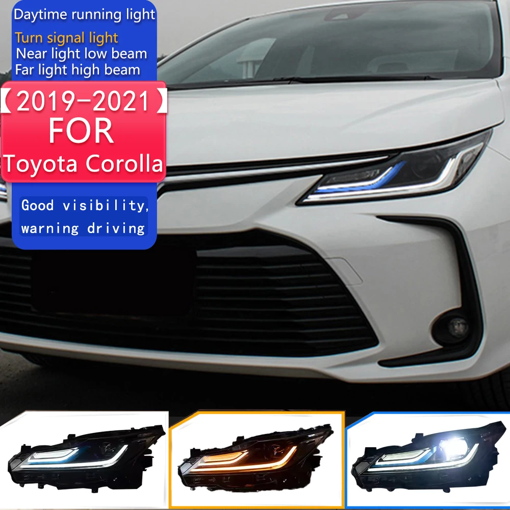 Car Styling for Toyota Corolla LED Headlight 2019-2021 Headlights Corolla DRL Turn Signal High Beam Angel auto Accessories
Car Styling for Toyota Corolla LED Headlight 2019-2021 Headlights Corolla DRL Turn Signal High Beam Angel auto Accessories