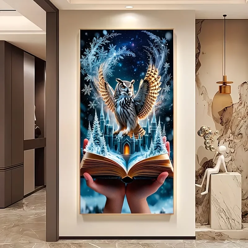 DIY Diamond Painting Snowy Night Floating Book Castle Eagle Full Drill Diamond Art Kits,Mosaic Embroidery,Home Wall Decor
DIY Diamond Painting Snowy Night Floating Book Castle Eagle Full Drill Diamond Art Kits,Mosaic Embroidery,Home Wall Decor