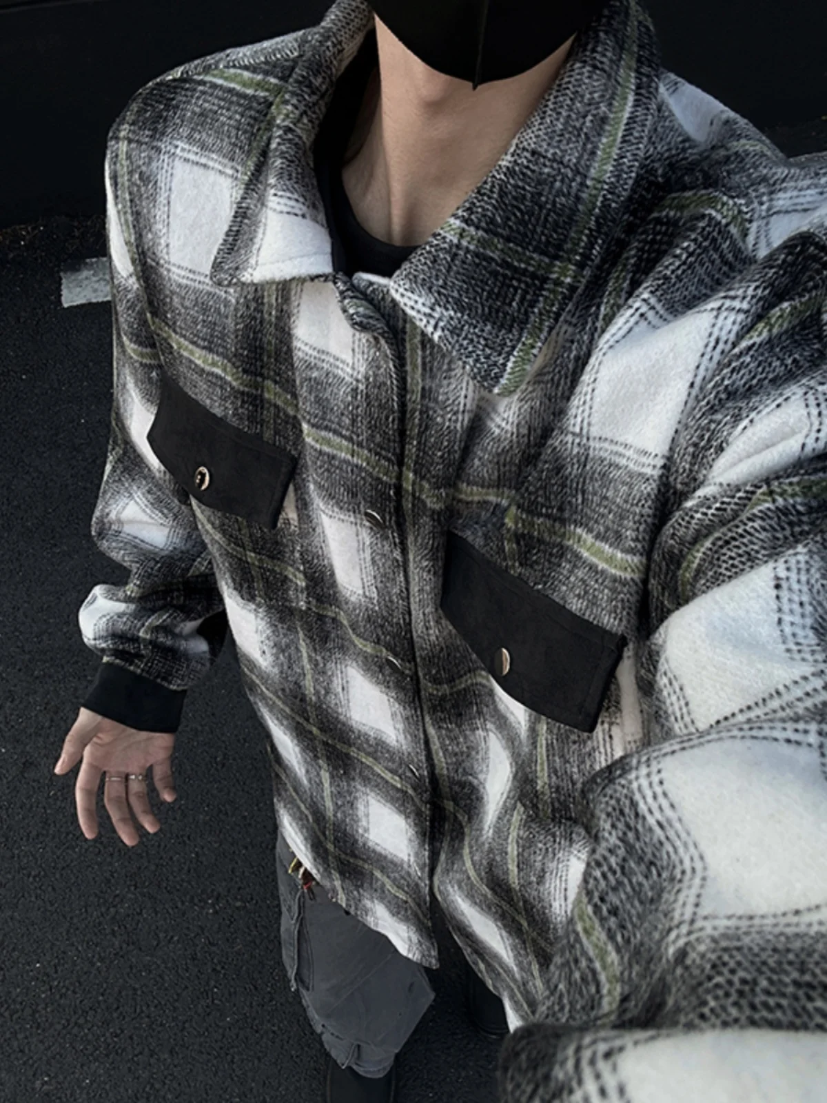 Cleanfit Plaid Men's Jaet 2025 New Sle Youth ular Loose Fit Woolen Workwear Baseball orm Spring Season Outerwear
Cleanfit Plaid Men's Jaet 2025 New Sle Youth ular Loose Fit Woolen Workwear Baseball orm Spring Season Outerwear