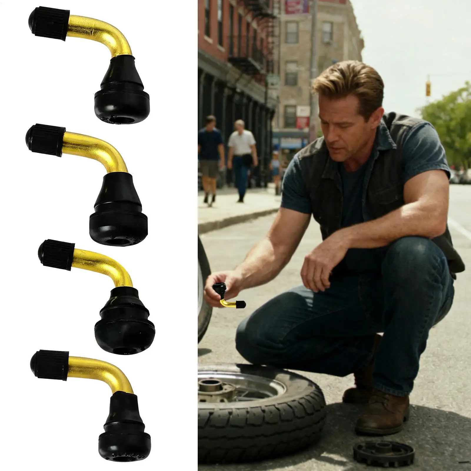 90-градусные изогнутые стержни клапанов для шин, сменные клапаны для бескамерных шин для мотоцикла, скутера, квадроцикла, электрического велосипеда, бескамерные шины
90-градусные изогнутые стержни клапанов для шин, сменные клапаны для бескамерных шин для мотоцикла, скутера, квадроцикла, электрического велосипеда, бескамерные шины