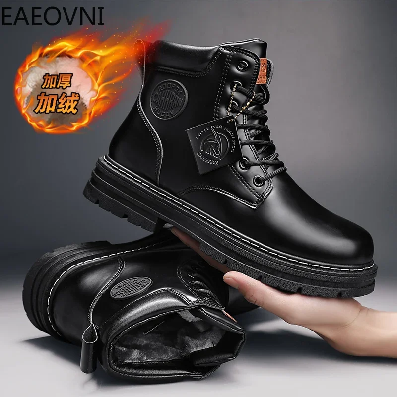 Mens Biker Boot Keep Warm Water Proof Snow Boots Men Anti-slip Anti-wear Hiking Shoe Man Lightweight Classic Explosive Style
Mens Biker Boot Keep Warm Water Proof Snow Boots Men Anti-slip Anti-wear Hiking Shoe Man Lightweight Classic Explosive Style