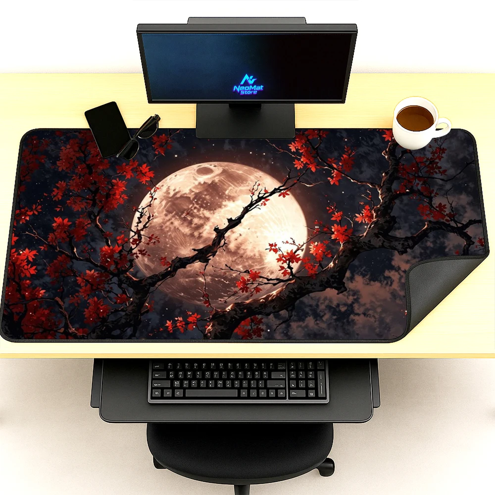 Japanese Sakura Mouse Pad Gaming Laptop Large Extended Desk Mat Moon Blossom Night 5mm Thick Cherry Red Accessories 1200x600
Japanese Sakura Mouse Pad Gaming Laptop Large Extended Desk Mat Moon Blossom Night 5mm Thick Cherry Red Accessories 1200x600