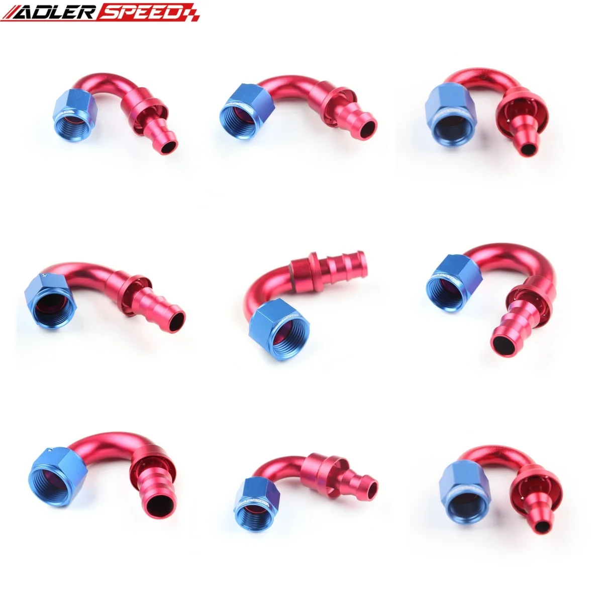 AN4 AN6 AN8 AN10 AN12 AN16 Push-on Hose End Fittings Fuel Oil Cooler Hose Fitting 150/120/180Degree Reusable Connection Adapter
AN4 AN6 AN8 AN10 AN12 AN16 Push-on Hose End Fittings Fuel Oil Cooler Hose Fitting 150/120/180Degree Reusable Connection Adapter