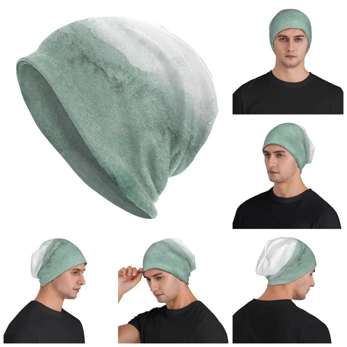 Sage Green Ink Wash Warm Knitted Cap Hip Hop Bonnet Hat Autumn Winter Outdoor Beanies Hats for Unisex Adult
Sage Green Ink Wash Warm Knitted Cap Hip Hop Bonnet Hat Autumn Winter Outdoor Beanies Hats for Unisex Adult
