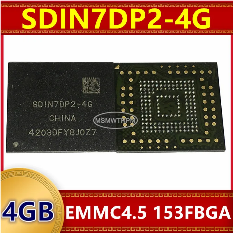 Memory Chip IC SDIN7DP2-4G SD7DP26A-4G NCEFESE8-04G 4GB EMMC4.5 153FBGA Integrated Circuits New Original In Stock
Memory Chip IC SDIN7DP2-4G SD7DP26A-4G NCEFESE8-04G 4GB EMMC4.5 153FBGA Integrated Circuits New Original In Stock