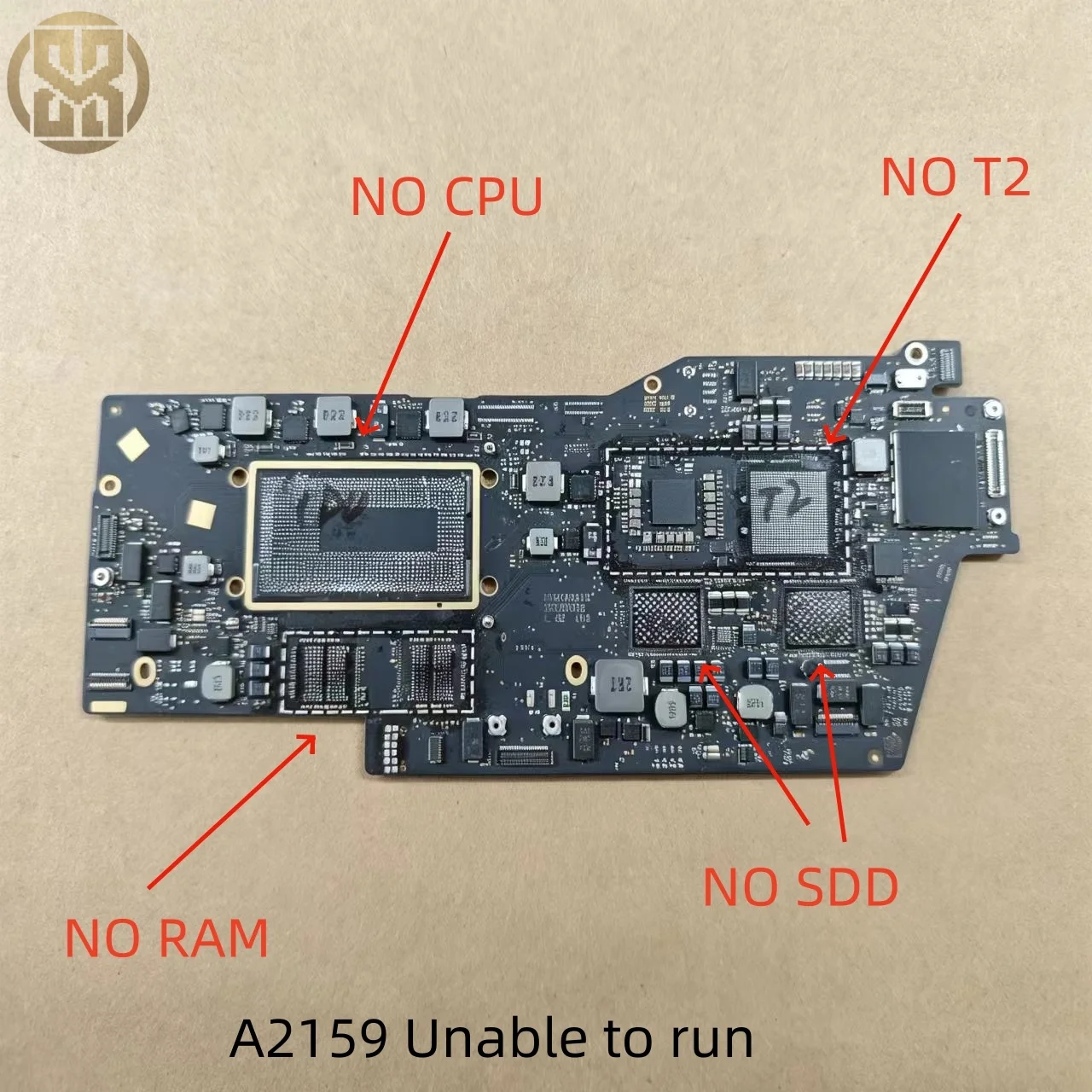 A2159 Maintenance Auxiliary Materials For MacBook Pro 13-inch 2019 Logic Board 820-01598-06 Not Working
A2159 Maintenance Auxiliary Materials For MacBook Pro 13-inch 2019 Logic Board 820-01598-06 Not Working