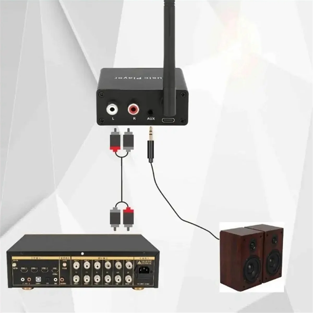 2025+Old Amplifier Upgrade Bluetooth Receiver Version 5.3 U Disk Music Playback Audio Conversion Decoding Audio Adapter
2025+Old Amplifier Upgrade Bluetooth Receiver Version 5.3 U Disk Music Playback Audio Conversion Decoding Audio Adapter