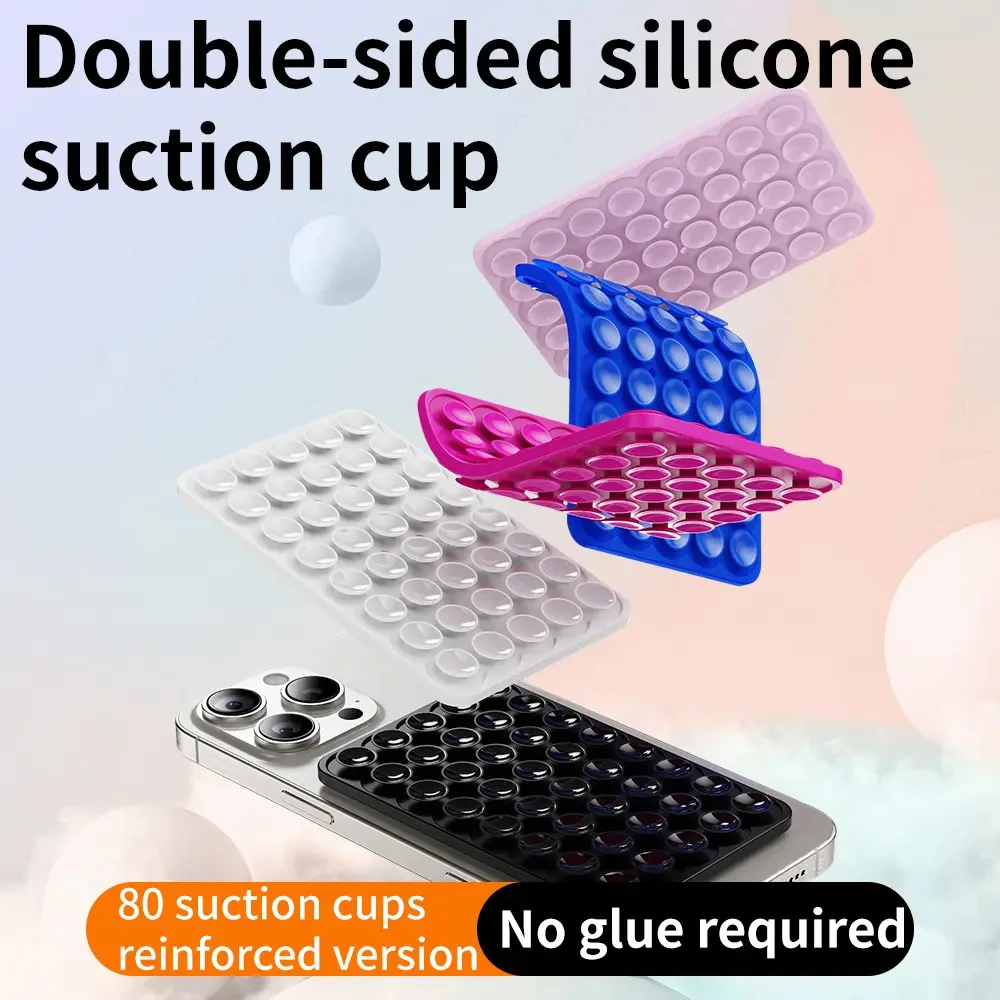 1Pc Double-Sided Silicone Suction Cup Phone Mount, Strong Grip Hands-Free Phone Holder for Selfies, Videos & Smartphone Accessories
1Pc Double-Sided Silicone Suction Cup Phone Mount, Strong Grip Hands-Free Phone Holder for Selfies, Videos & Smartphone Accessories