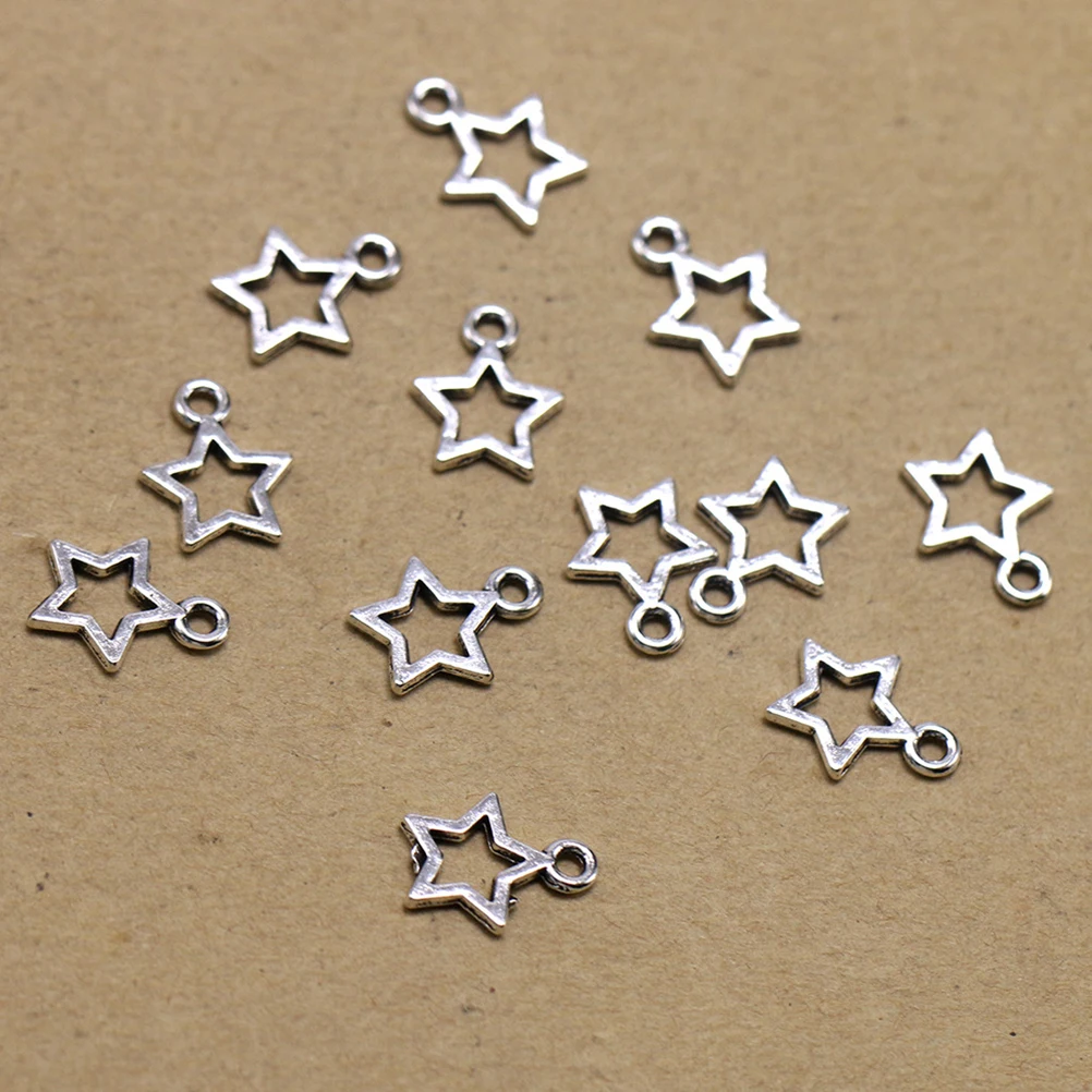 100 Pcs Jewelry Charm Pendant Accessories DIY Charms Alloy Making Pendants Silver
100 Pcs Jewelry Charm Pendant Accessories DIY Charms Alloy Making Pendants Silver