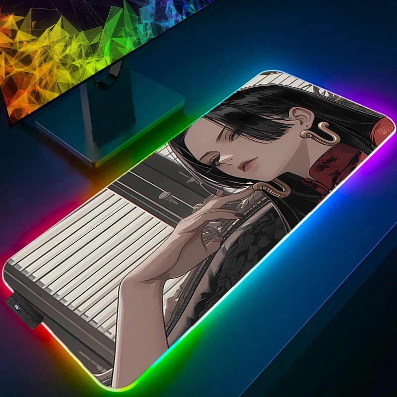 Anime Gaming Speed Mouse Pad one Piece Boa·Hancock LED Gamer Large Mouse Mat Backlight Keyboard Mousepad RGB Computer Desk Mat
Anime Gaming Speed Mouse Pad one Piece Boa·Hancock LED Gamer Large Mouse Mat Backlight Keyboard Mousepad RGB Computer Desk Mat