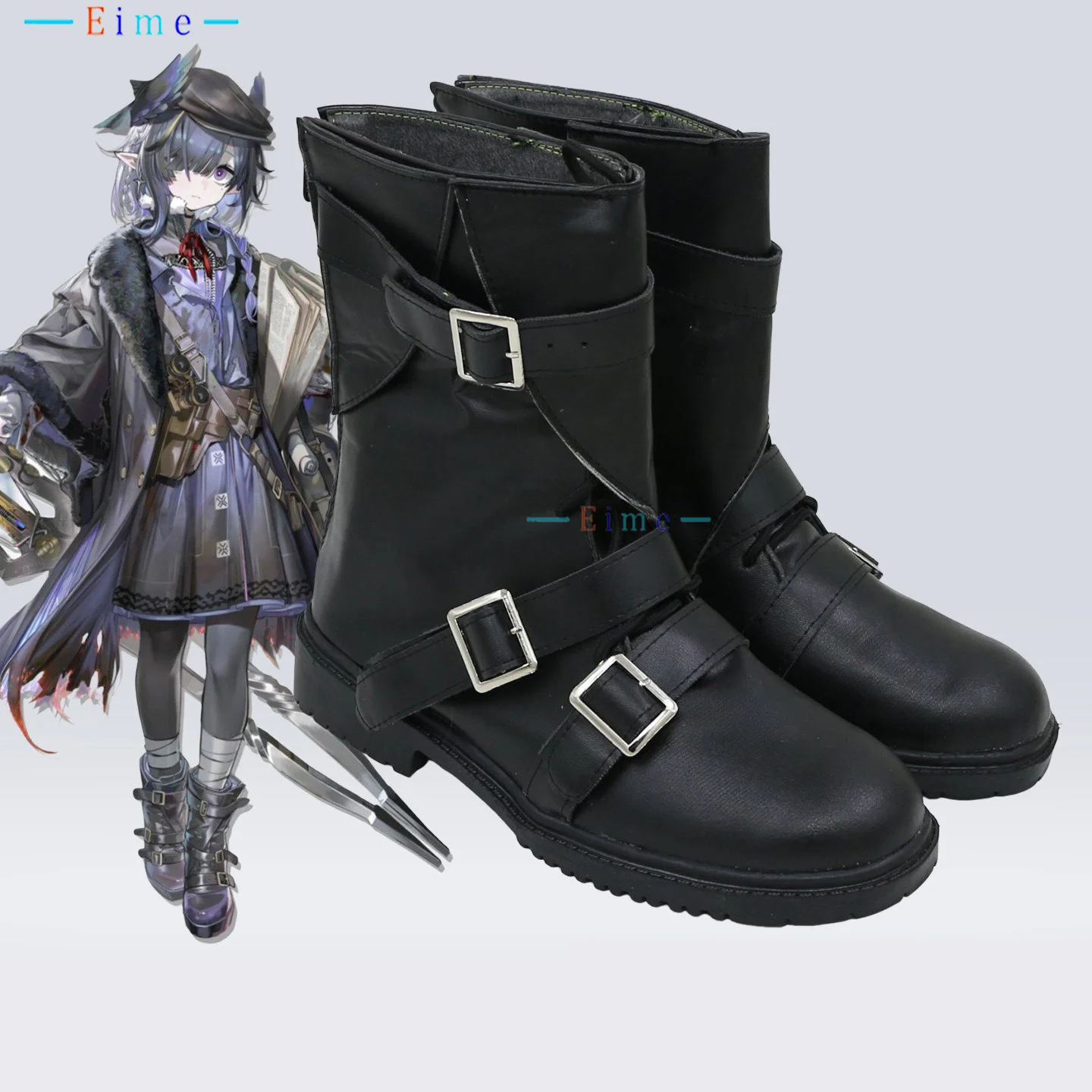 Game Arknights Five Star Medical Operator Укусик Cosplay Shoes Black Boots Halloween PU Leather Shoes Custom Made Big Size
Game Arknights Five Star Medical Operator Укусик Cosplay Shoes Black Boots Halloween PU Leather Shoes Custom Made Big Size