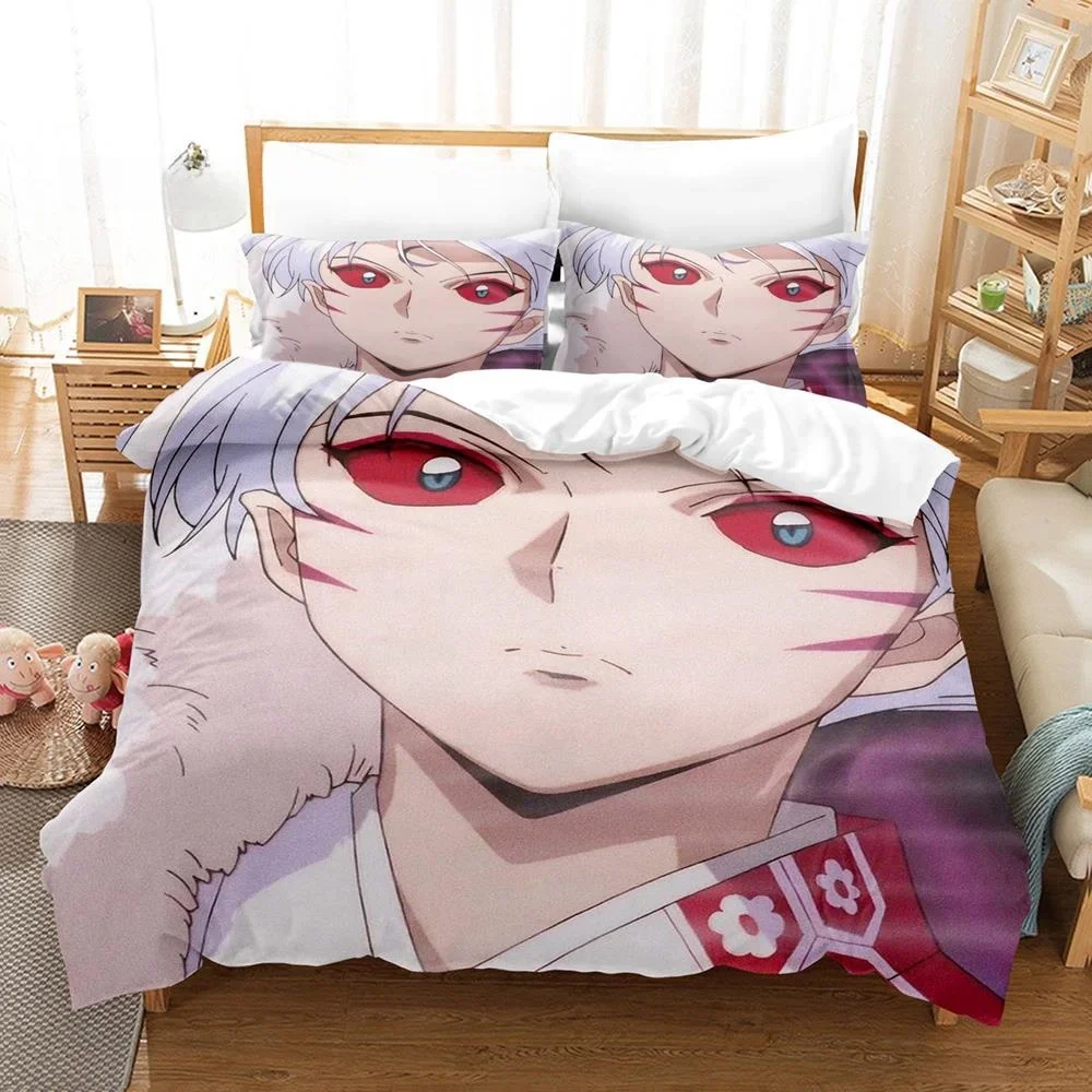 New Fashion Inuyasha Bedding Set Single Twin Full Queen King Size Bed Set Adult Kid Bedroom 3D Anime bed sheets and pillowcases
New Fashion Inuyasha Bedding Set Single Twin Full Queen King Size Bed Set Adult Kid Bedroom 3D Anime bed sheets and pillowcases