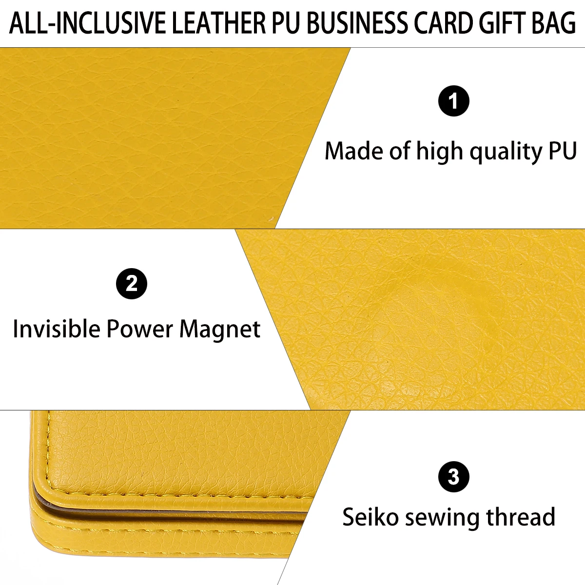 Portable Card Package Holder for Business Credit Name Gift Cards PU Case Magnetic Closure Protects Cards Safe Stylish
Portable Card Package Holder for Business Credit Name Gift Cards PU Case Magnetic Closure Protects Cards Safe Stylish