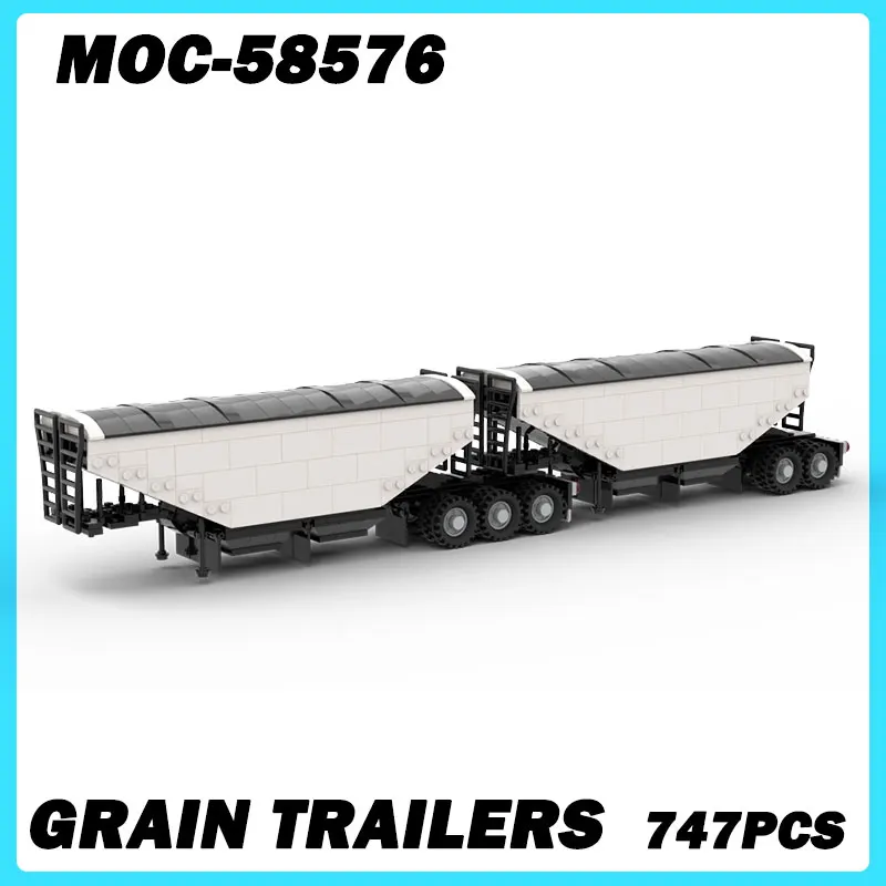 MOC-58576 Train Series Grain Trailers MOC Building Blocks DIY Model Bricks High Difficulty Puzzle Education Toy Gifts 747PCS
MOC-58576 Train Series Grain Trailers MOC Building Blocks DIY Model Bricks High Difficulty Puzzle Education Toy Gifts 747PCS
