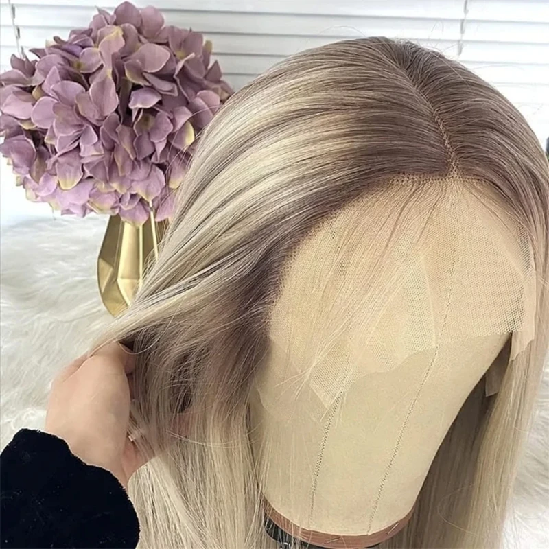 Ombre Ash Blonde Highlights HD Lace Front Wig Super Long Straight Bob Wig Heat Friendly Synthetic Hair Wig for Women Wear&Go
Ombre Ash Blonde Highlights HD Lace Front Wig Super Long Straight Bob Wig Heat Friendly Synthetic Hair Wig for Women Wear&Go