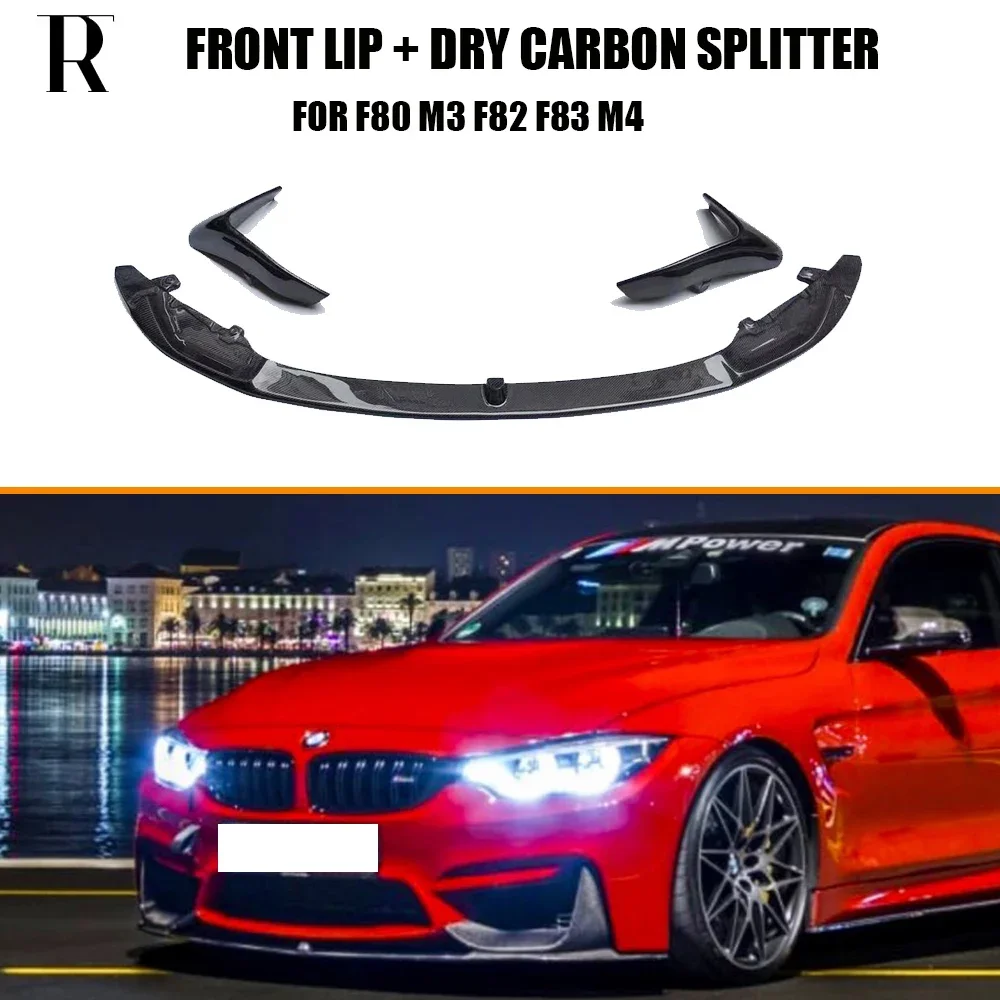 Dry Carbon Fiber Front Bumper Chin Lip Splitter For BMW F80 M3 F82 F83 M4 14-20 Front Lip Splitter Apron Spoiler Body kit
Dry Carbon Fiber Front Bumper Chin Lip Splitter For BMW F80 M3 F82 F83 M4 14-20 Front Lip Splitter Apron Spoiler Body kit