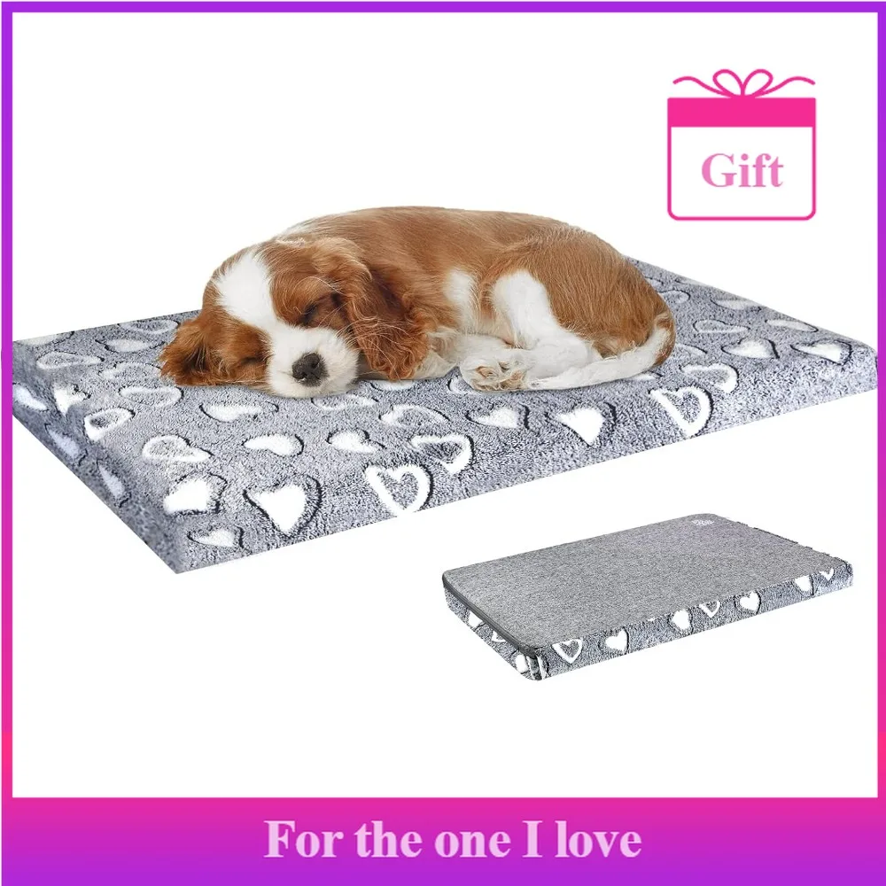 Dog Mattress for Dog Crates - Stylish Mat with Waterproof Lining and Removable Machine Washable Pad
Dog Mattress for Dog Crates - Stylish Mat with Waterproof Lining and Removable Machine Washable Pad