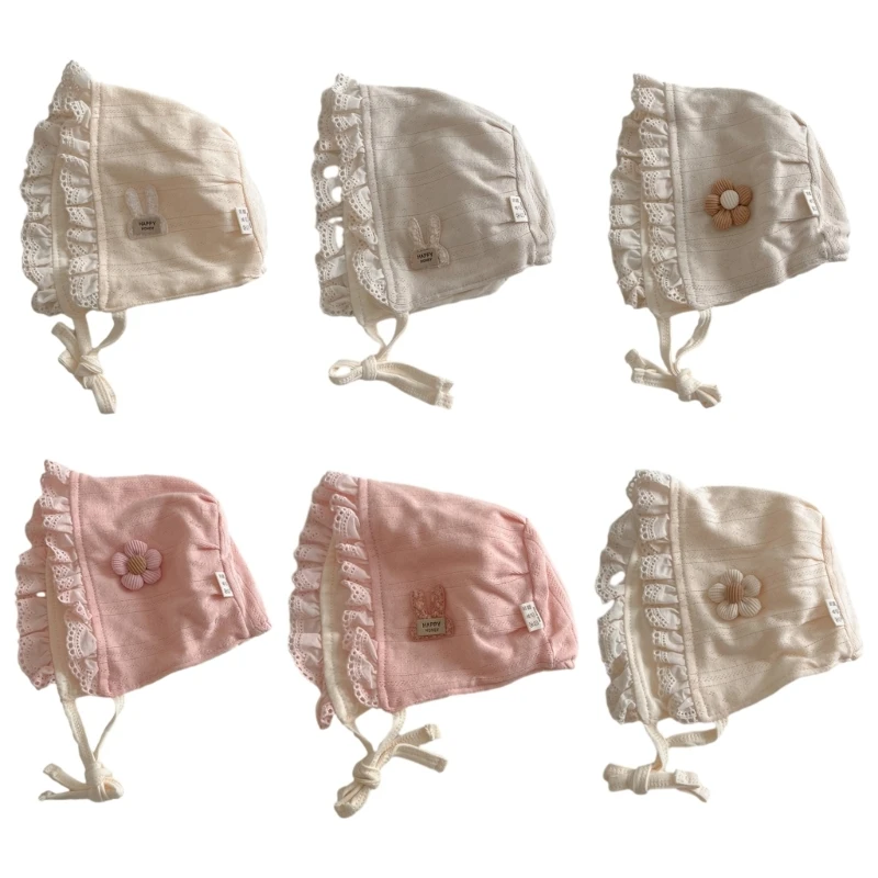 Vintage Baby Lace Bonnet Flower/Rabbit Pattern Stylish Baby Hat with Adjustable Strap Suitable for Boys & Girls
Vintage Baby Lace Bonnet Flower/Rabbit Pattern Stylish Baby Hat with Adjustable Strap Suitable for Boys & Girls