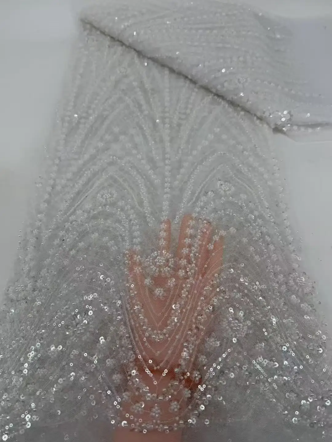 Sequins African Lace Fabric 2026 French Embroidery High Quality Luxury Heavy Beaded Bridal Wedding Lace Dress Party Season Sew
Sequins African Lace Fabric 2026 French Embroidery High Quality Luxury Heavy Beaded Bridal Wedding Lace Dress Party Season Sew