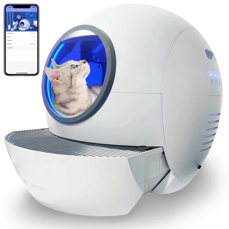 Fully Enclosed Electric Cat Litter Box Auto Packing Waste With Built In Trash Bag APP Remote Control Anti Splash Deodorizing
Fully Enclosed Electric Cat Litter Box Auto Packing Waste With Built In Trash Bag APP Remote Control Anti Splash Deodorizing