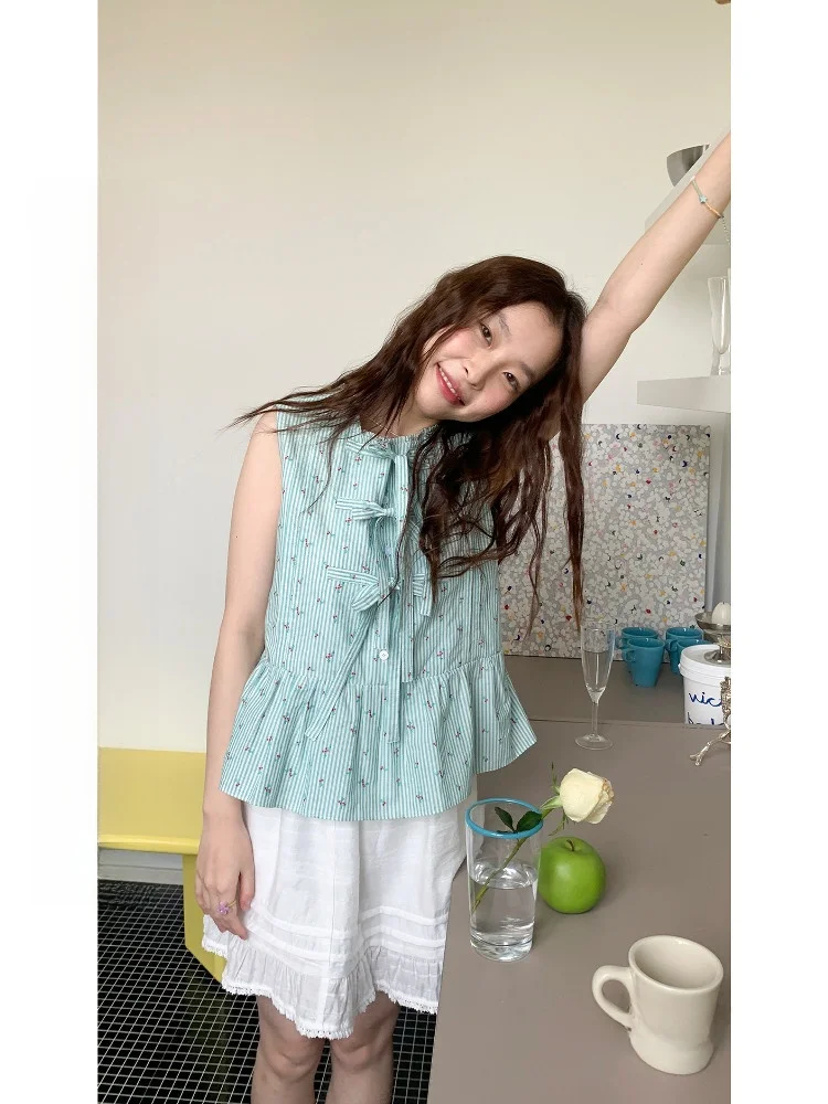 Летняя женская верхняя одежда с полосатым принтом Sweet Svelirt, топ с узлом Galaxy Soda, хлопковый, прямого кроя, стандартной длины
Летняя женская верхняя одежда с полосатым принтом Sweet Svelirt, топ с узлом Galaxy Soda, хлопковый, прямого кроя, стандартной длины