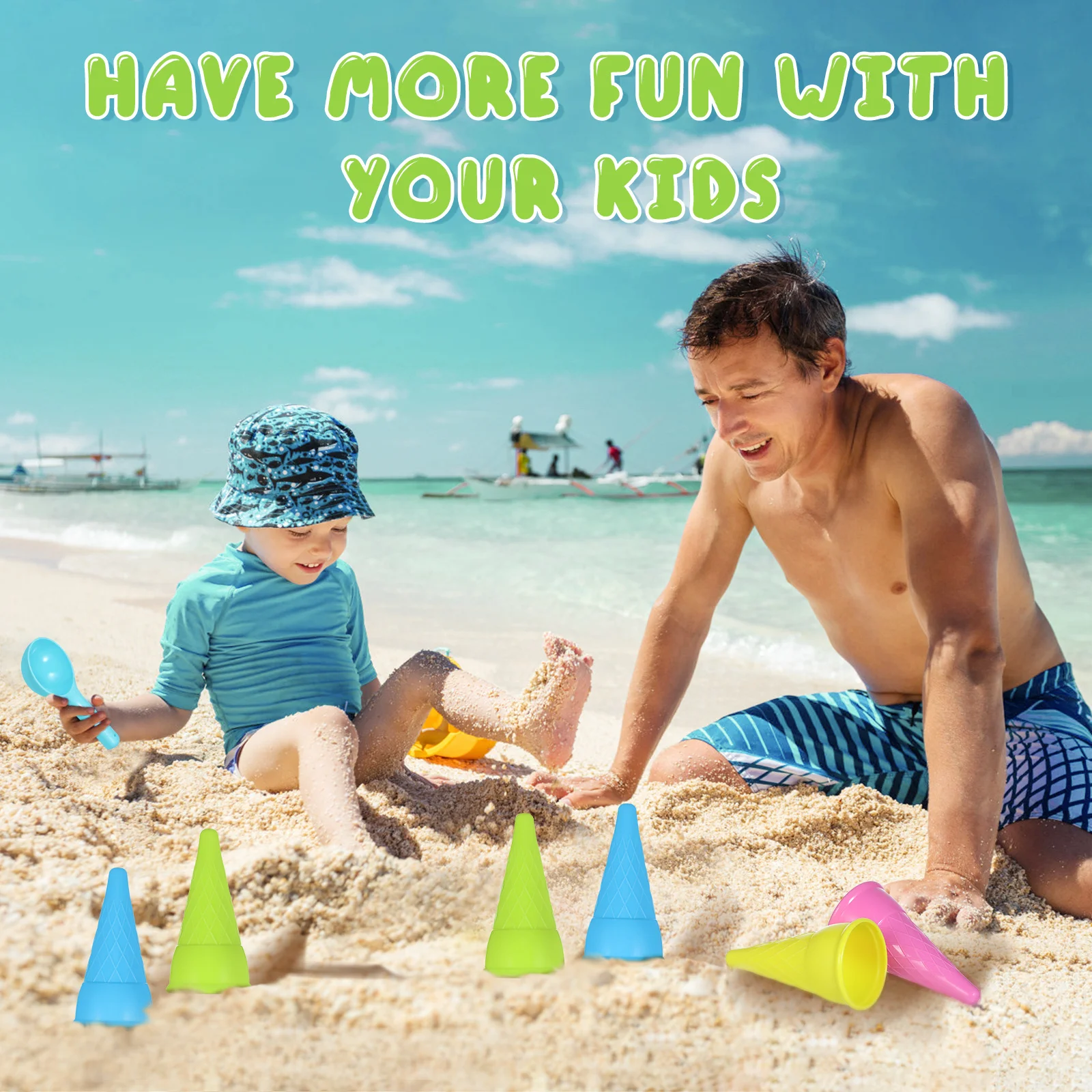 2Sets Children Sand Scoop Ice Cream Cone Mold Set Outdoor Beach Play Learning Color Recognition Imaginative Summer Fun
2Sets Children Sand Scoop Ice Cream Cone Mold Set Outdoor Beach Play Learning Color Recognition Imaginative Summer Fun