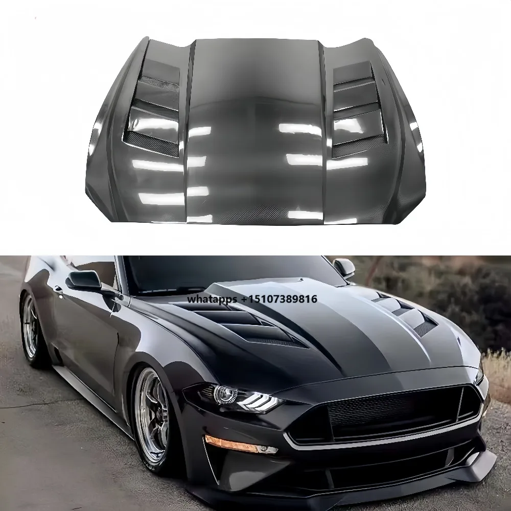 New Carbon Fiber Engine Cover for Mustang AC Style Open Hole Front Hood Bolts Car Accessories Manufacturing Purpose Black
New Carbon Fiber Engine Cover for Mustang AC Style Open Hole Front Hood Bolts Car Accessories Manufacturing Purpose Black