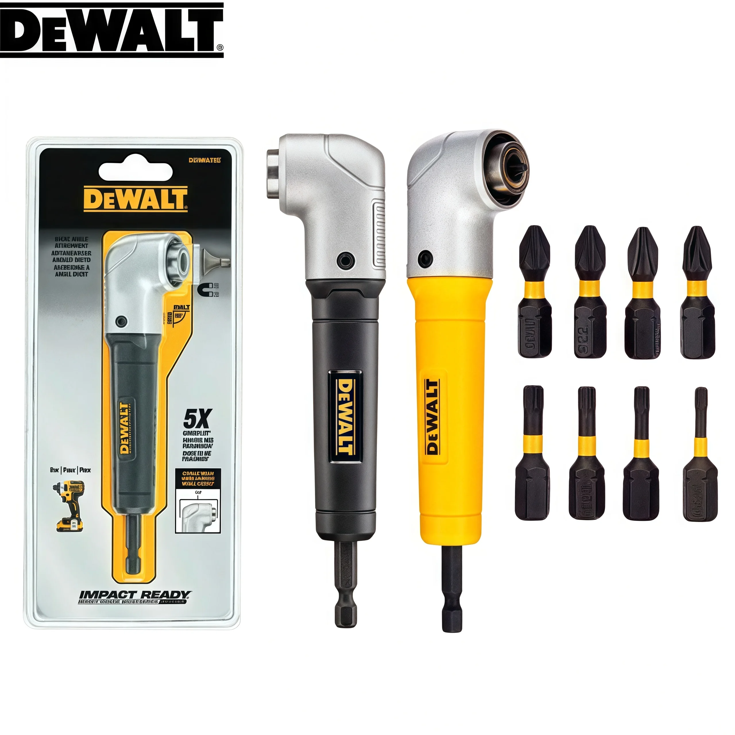 DEWALT DWARA120 DT71517T Original 90° Right Angle Torsion Drill Attachment Multipurpose Highly Durable Impact Driver Accessories
DEWALT DWARA120 DT71517T Original 90° Right Angle Torsion Drill Attachment Multipurpose Highly Durable Impact Driver Accessories