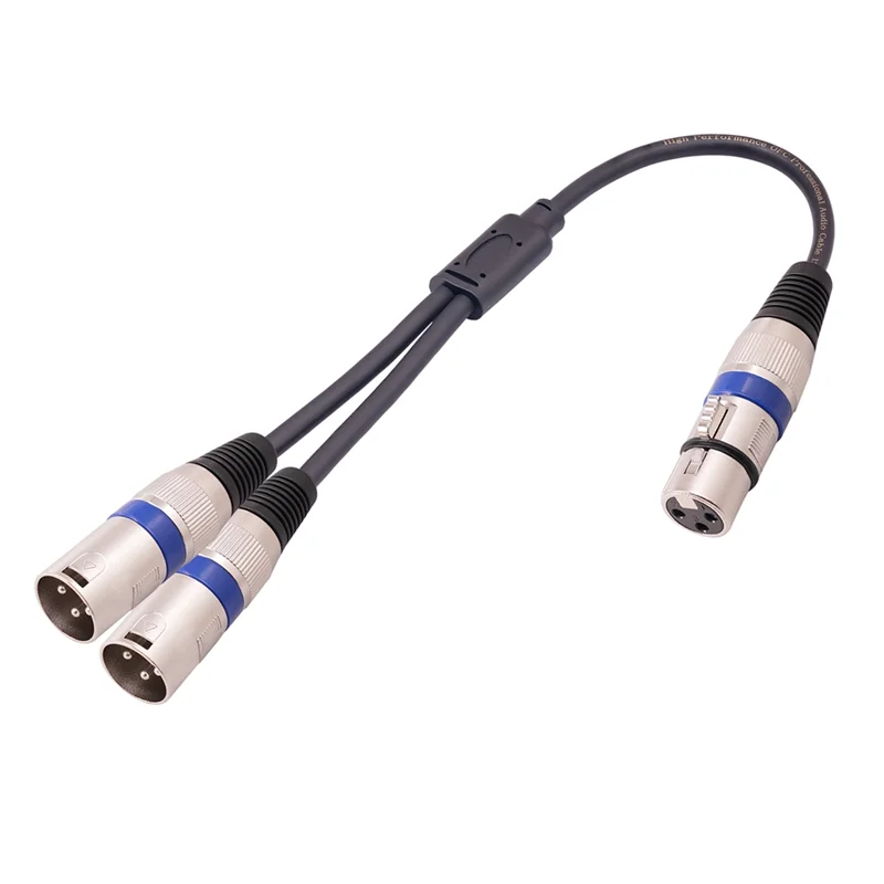 SVFE-g3 Pin XLR Female to Dual XLR Male Y Splitter Cable, XLR Splitter Cable, Microphone Splitter Cord Audio Adaptor,50cm,
SVFE-g3 Pin XLR Female to Dual XLR Male Y Splitter Cable, XLR Splitter Cable, Microphone Splitter Cord Audio Adaptor,50cm,