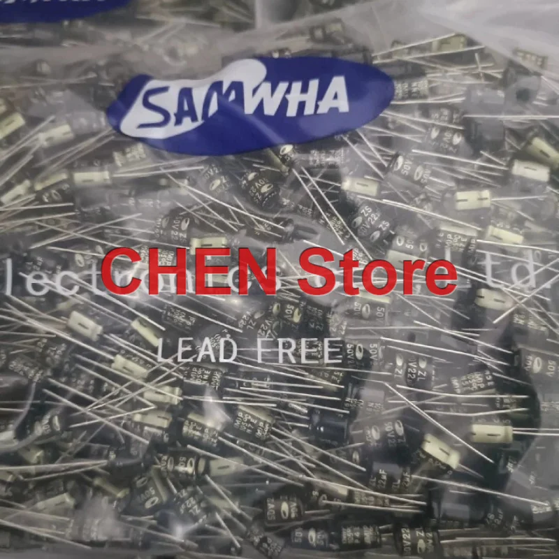 100PCS/lot original SAMWHA 50V22UF 6X7MM 105C 22UF 50V electrolytic capacitor free shipping
100PCS/lot original SAMWHA 50V22UF 6X7MM 105C 22UF 50V electrolytic capacitor free shipping