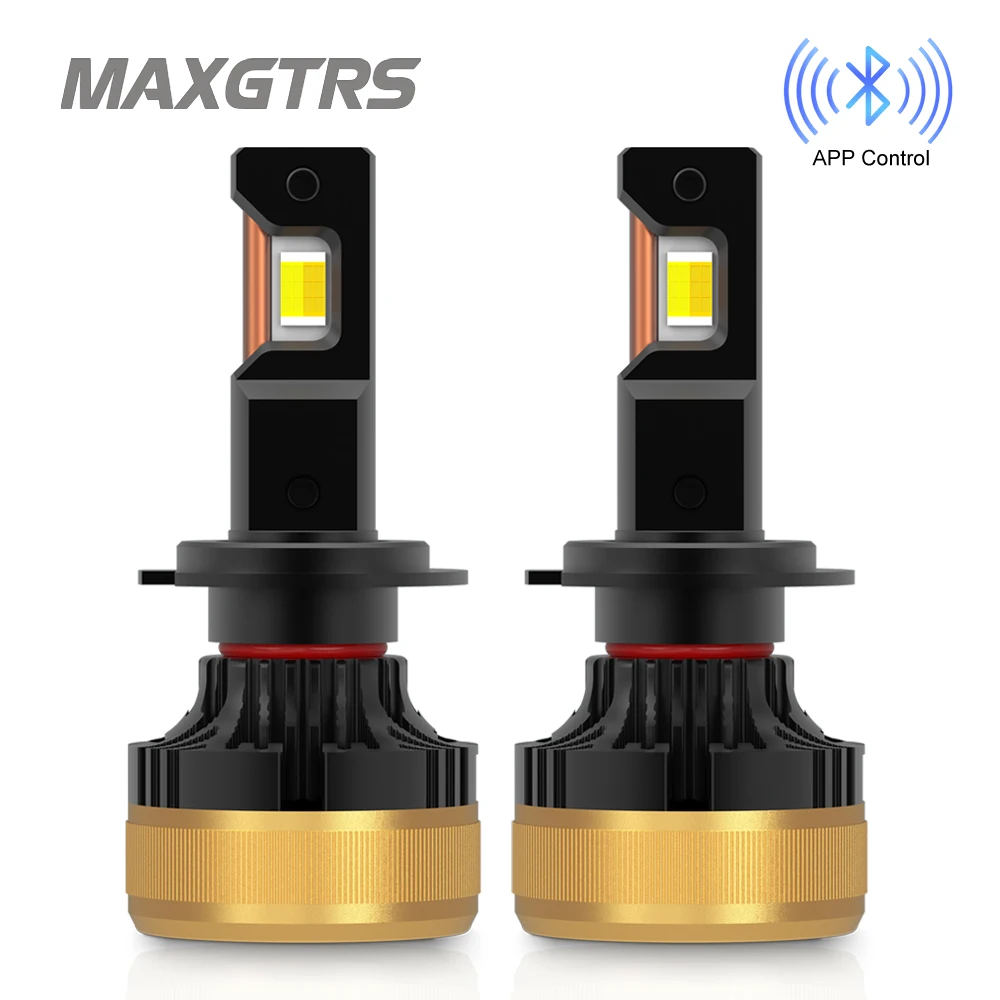 H7 H4 Smart LED Light Bulbs 44000LM 3000K-6500K 9005 App Control One-touch Driving Mode Switching for Bluetooth H8 Fog Lights
H7 H4 Smart LED Light Bulbs 44000LM 3000K-6500K 9005 App Control One-touch Driving Mode Switching for Bluetooth H8 Fog Lights