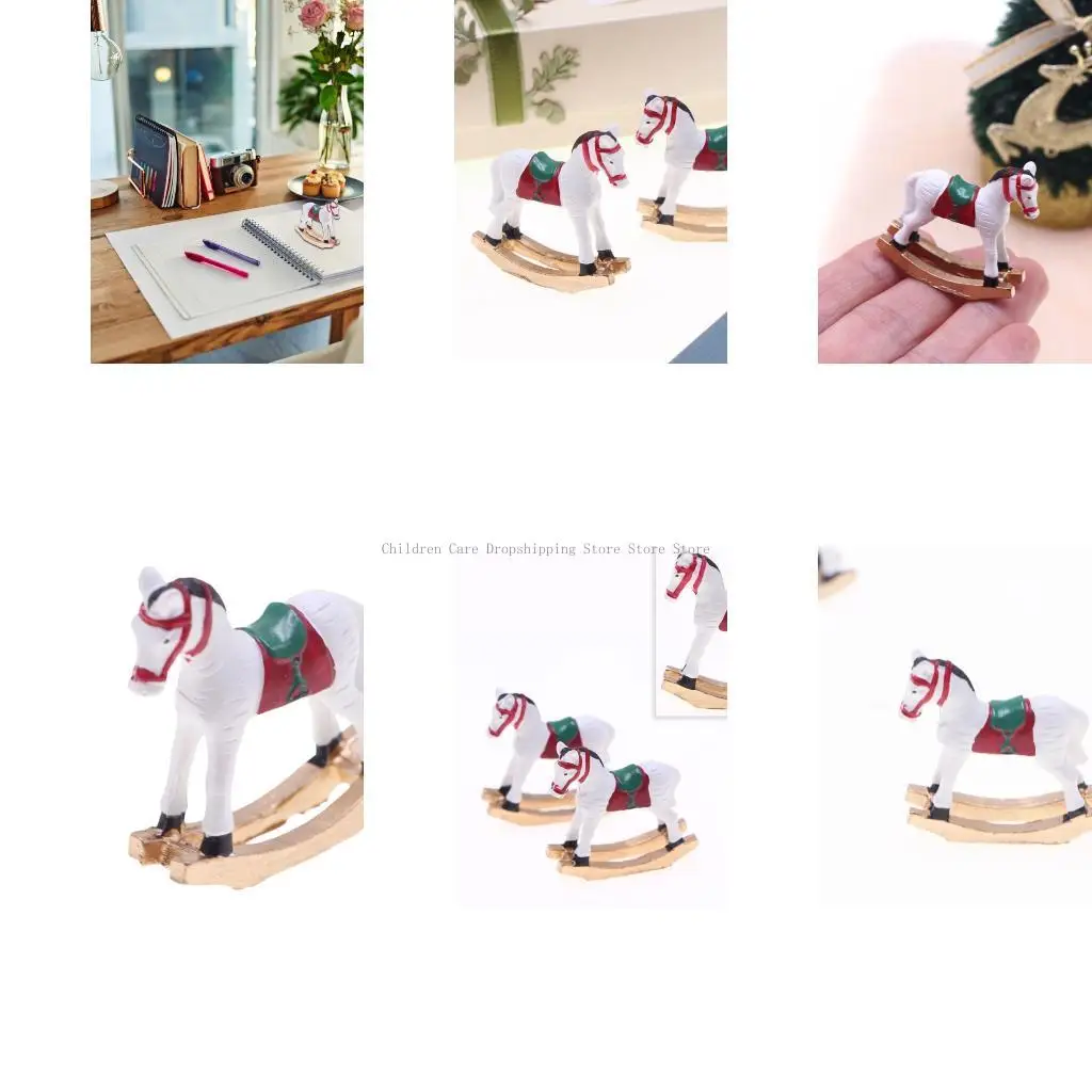 Vintage Dollhouses Christmas Decoration Mini Resin Horse Dollhouses Furniture Decors
Vintage Dollhouses Christmas Decoration Mini Resin Horse Dollhouses Furniture Decors