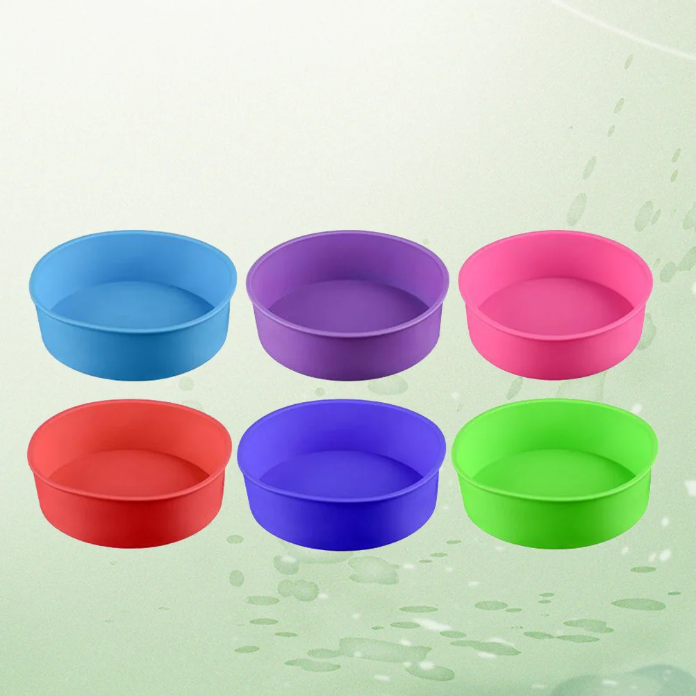Baking Silicone 6-Inch Round Cake Pan Baking Mold Non-Stick Bakeware Pan(Random Color) Baking Pan Silicone Cake Pan
Baking Silicone 6-Inch Round Cake Pan Baking Mold Non-Stick Bakeware Pan(Random Color) Baking Pan Silicone Cake Pan