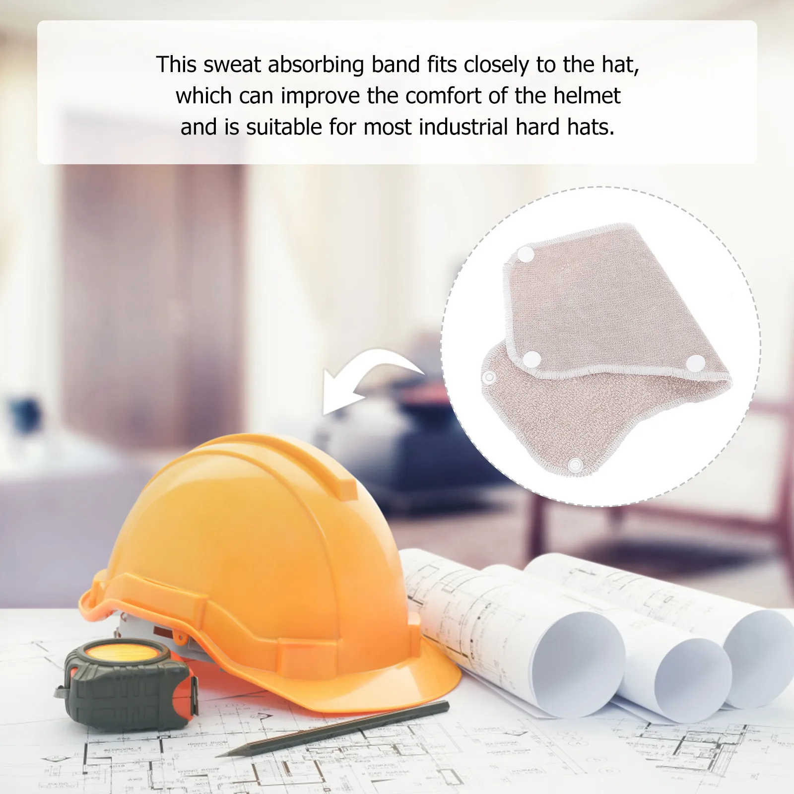 6Pcs Comfort Fit Snap Fastener Hard Hat Sweatband Washable Reusable Sweat Absorbing Liner for Safety Helmets Hard Hat
6Pcs Comfort Fit Snap Fastener Hard Hat Sweatband Washable Reusable Sweat Absorbing Liner for Safety Helmets Hard Hat
