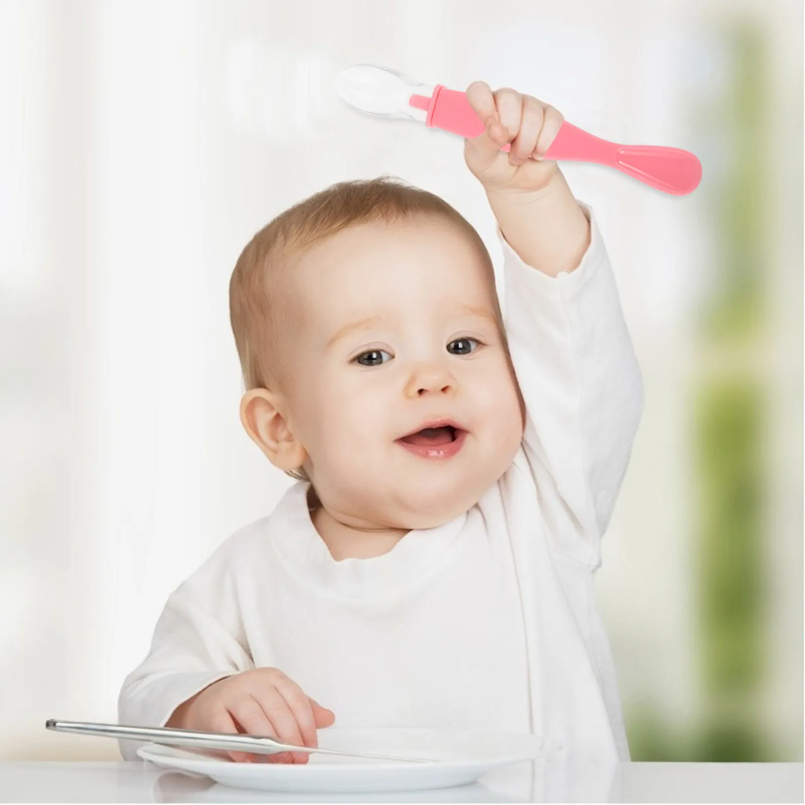 Silicone Double Head Baby Feeding Spoon Soft Tip for Scraping Puree Feeding Gentle on Gums Easy Clean Infant Food Spoon Blue
Silicone Double Head Baby Feeding Spoon Soft Tip for Scraping Puree Feeding Gentle on Gums Easy Clean Infant Food Spoon Blue