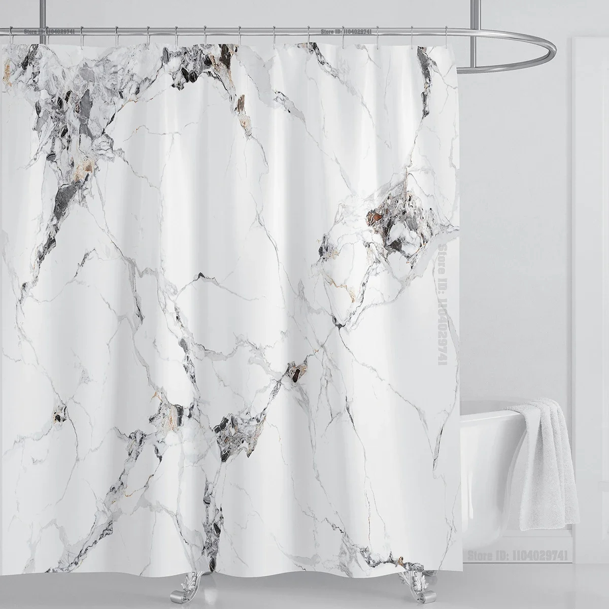 Marble Waterproof Shower Curtain Waterproof Shower Curtain for Bathroom Decor Printed Washable Shower Curtain with Pusheen
Marble Waterproof Shower Curtain Waterproof Shower Curtain for Bathroom Decor Printed Washable Shower Curtain with Pusheen
