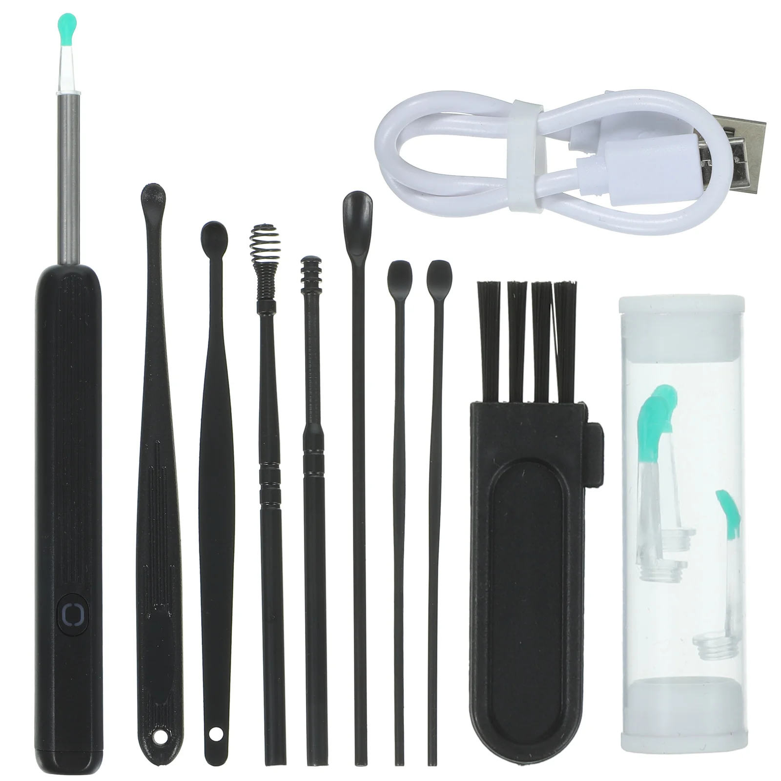Earwax Picker Spoon Cleaning Kit Camera with Tip Otoscope Tool Cleaner LED Light
Earwax Picker Spoon Cleaning Kit Camera with Tip Otoscope Tool Cleaner LED Light